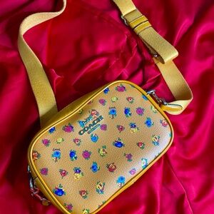 Coach mini vintage rose camera bag